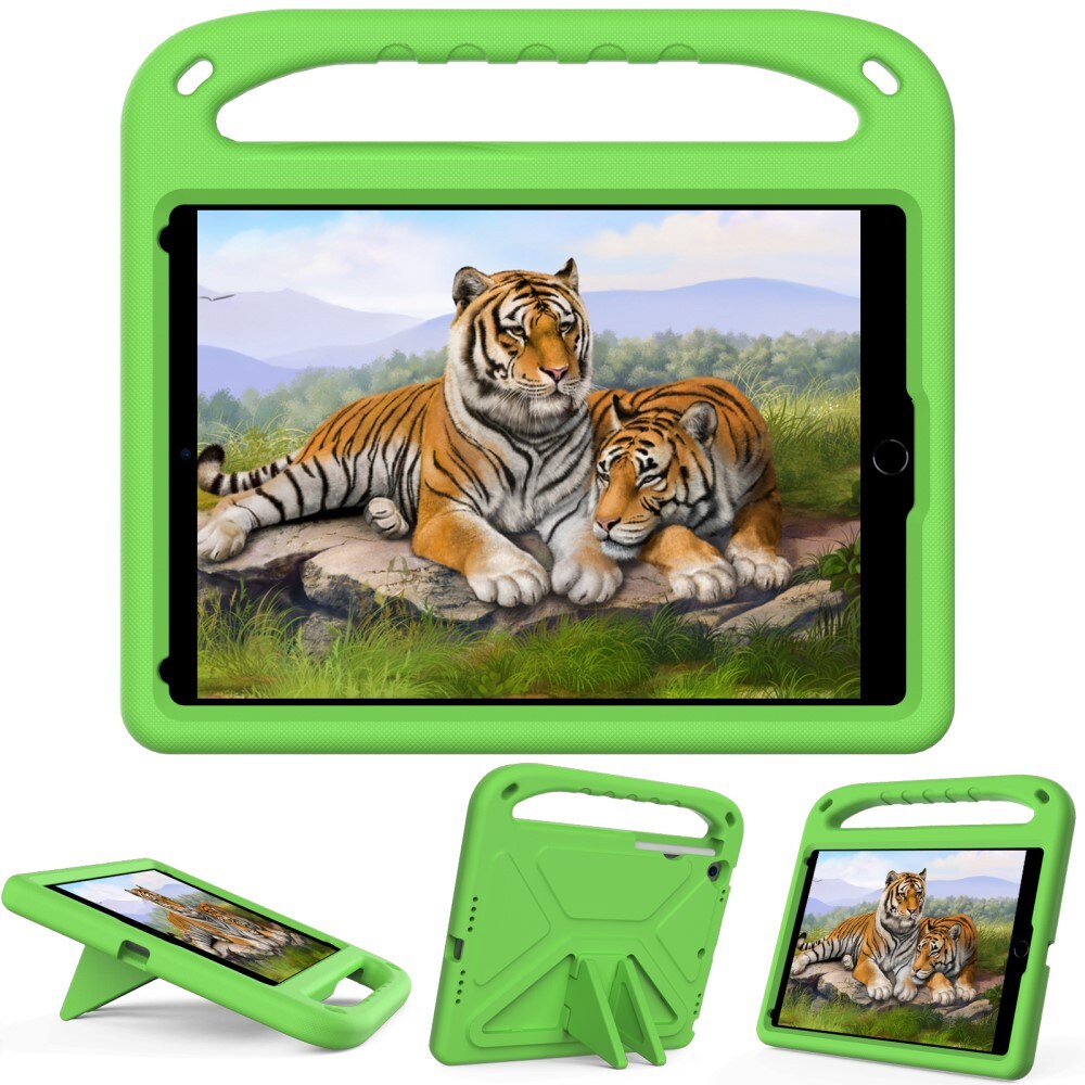 Apple iPad 10.2 7th Gen (2019) Stødsikkert cover/etui med håndtag - Perfekt til børn, Grøn