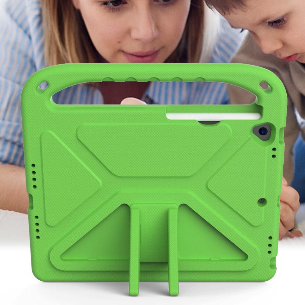 Apple iPad 10.2 7th Gen (2019) Stødsikkert cover/etui med håndtag - Perfekt til børn, Grøn