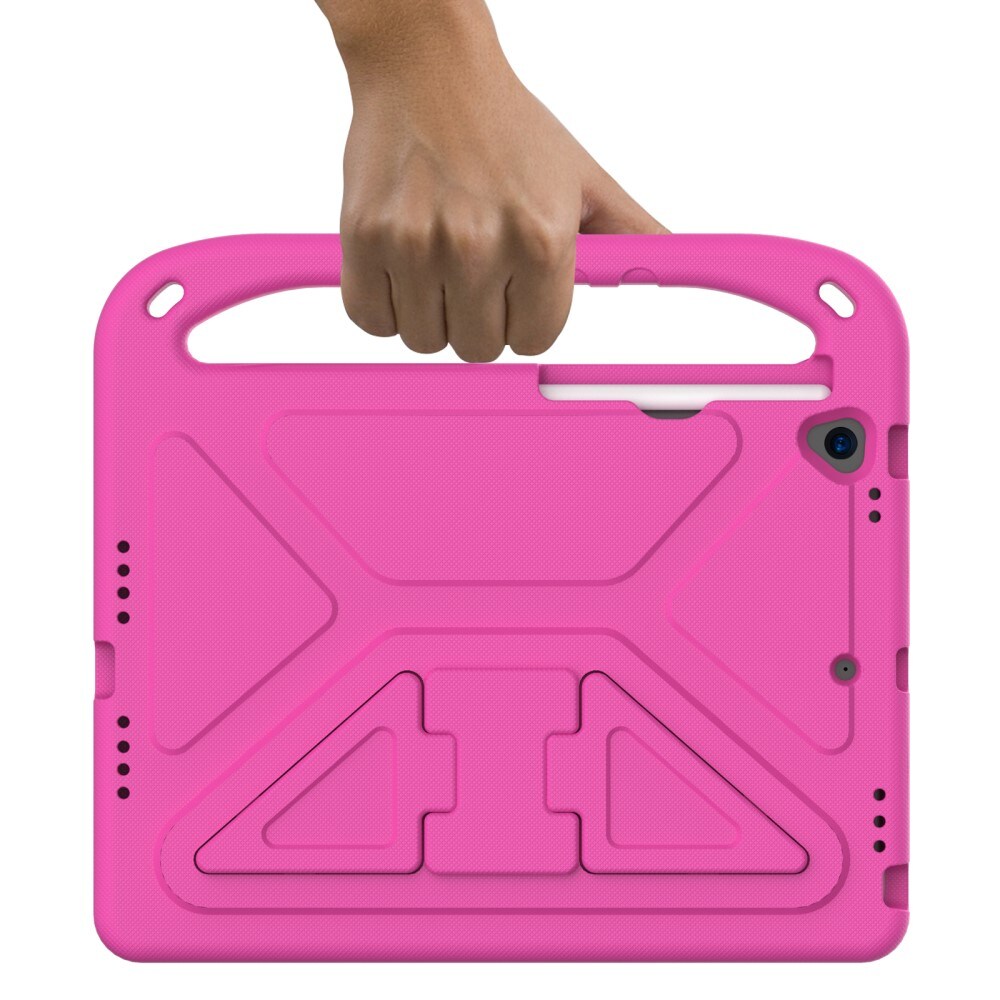 Apple iPad 10.2 7th Gen (2019) Stødsikkert cover/etui med håndtag - Perfekt til børn, Lyserød