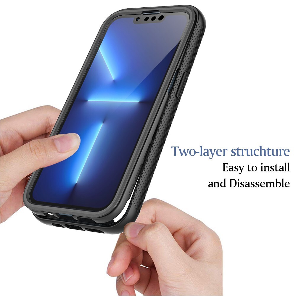 iPhone 13 Pro Max Mobilcover Full Protection, Sort