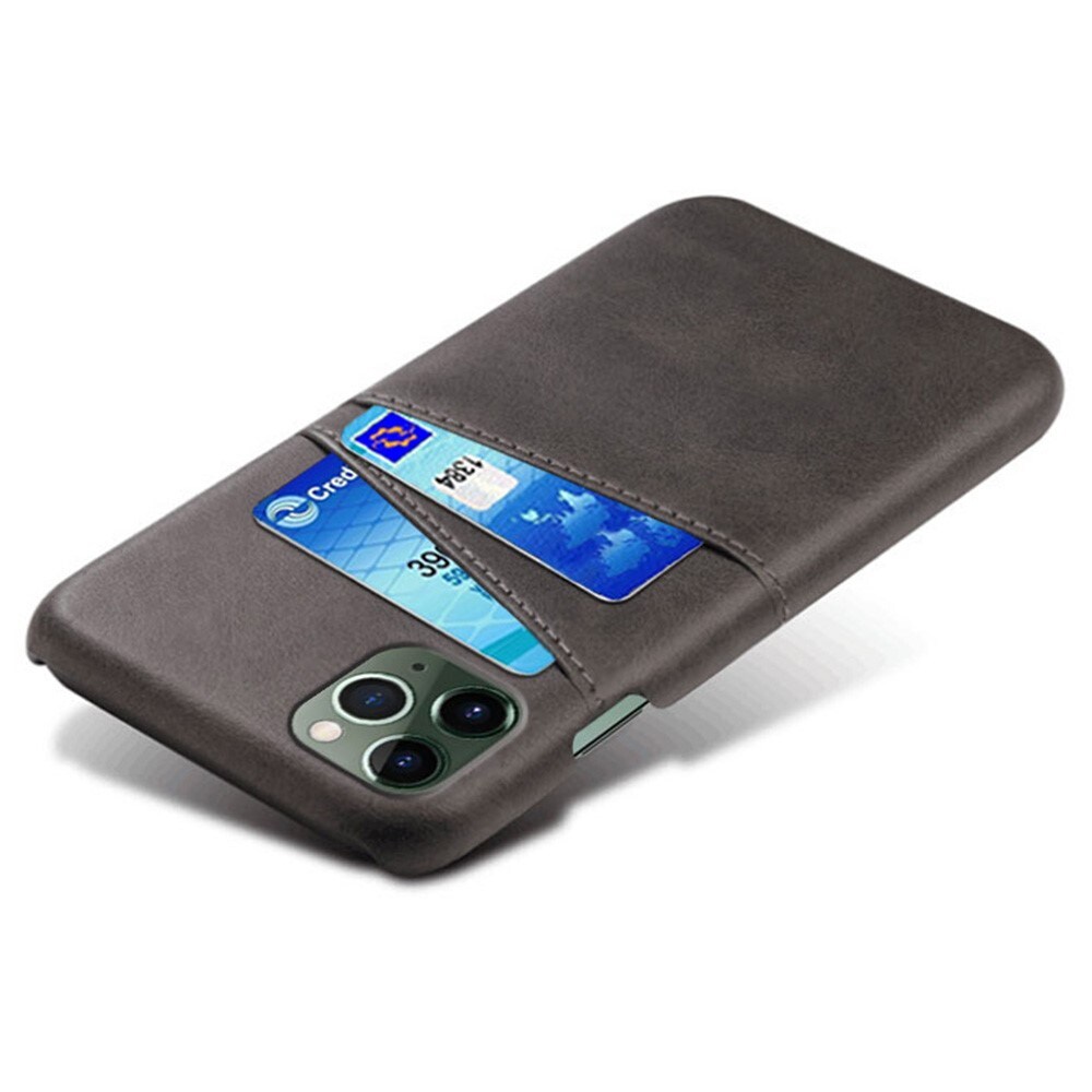 iPhone 14 Plus Smart cover med 2 kortholdere, Sort