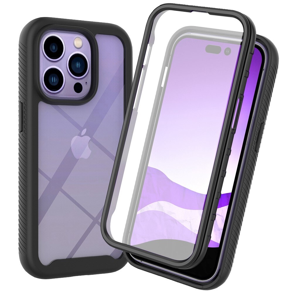 iPhone 14 Pro Mobilcover Full Protection, Sort