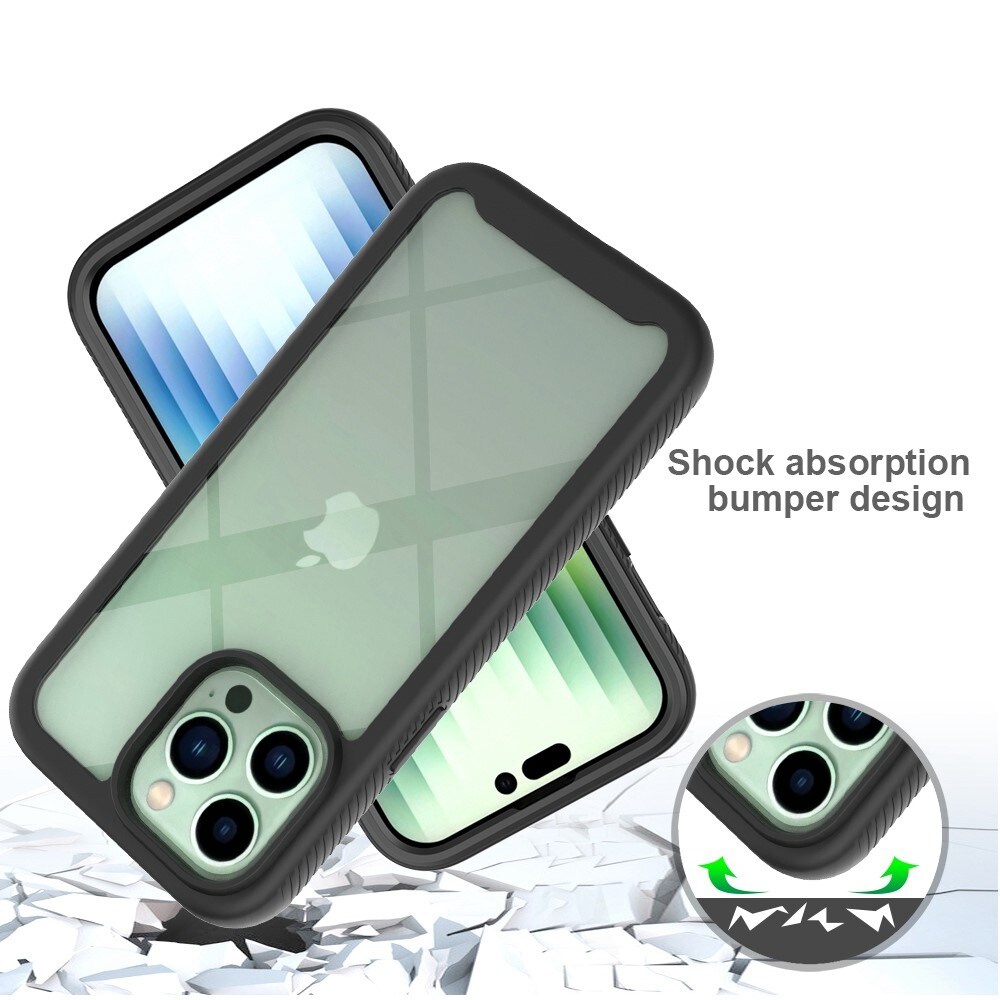 iPhone 14 Pro Mobilcover Full Protection, Sort