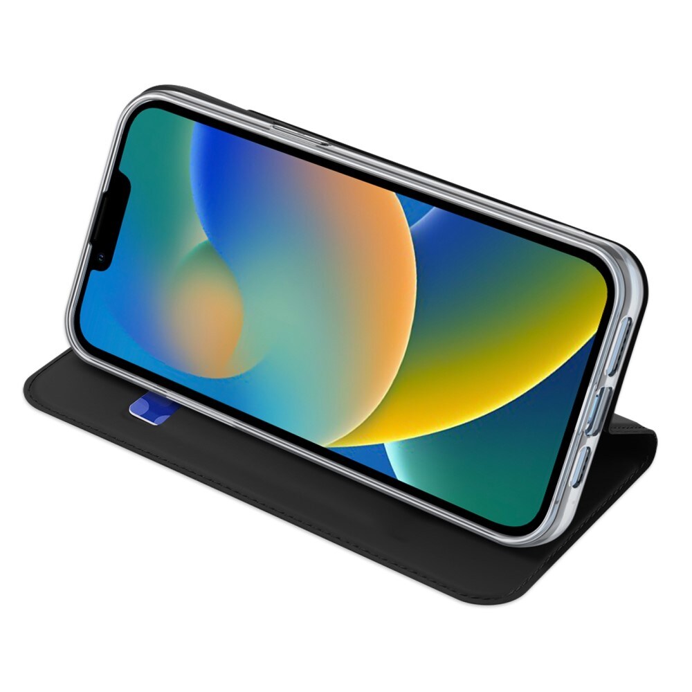 iPhone 14 Plus Slankt mobiletui, Sort