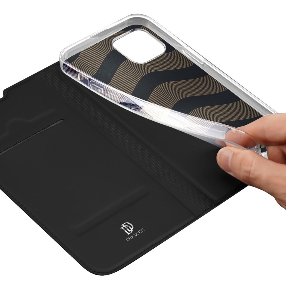 iPhone 14 Plus Slankt mobiletui, Sort