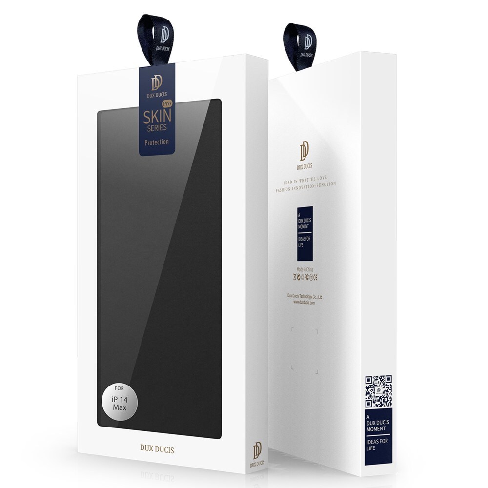 iPhone 14 Plus Slankt mobiletui, Sort