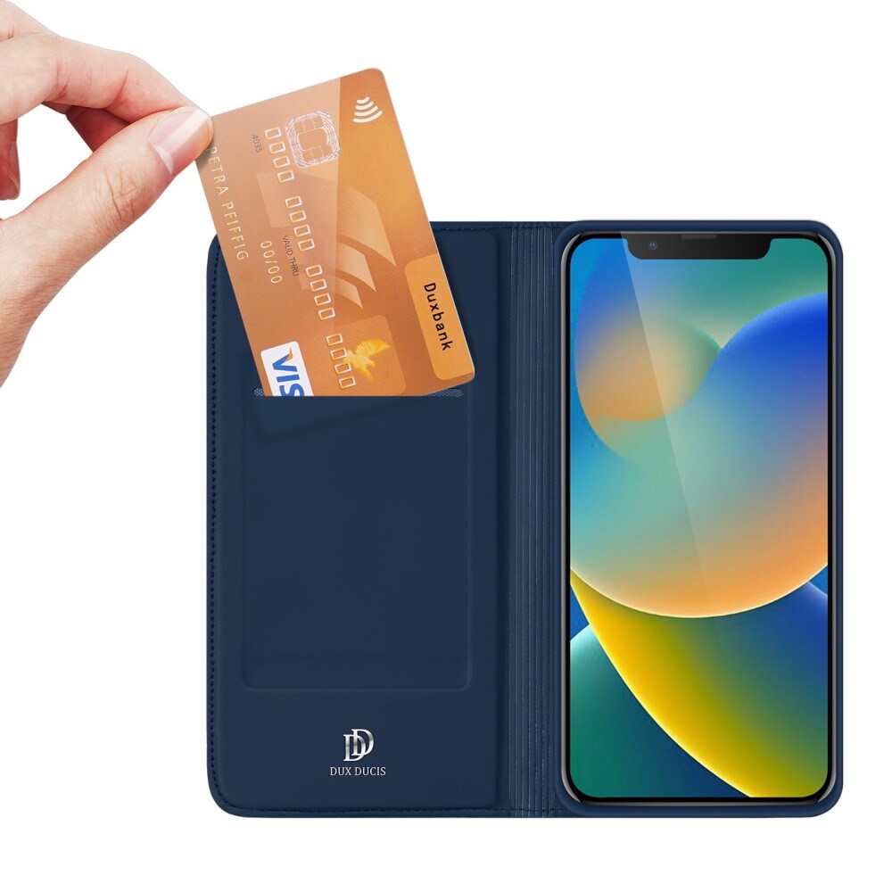 iPhone 14 Slankt mobiletui, Navy