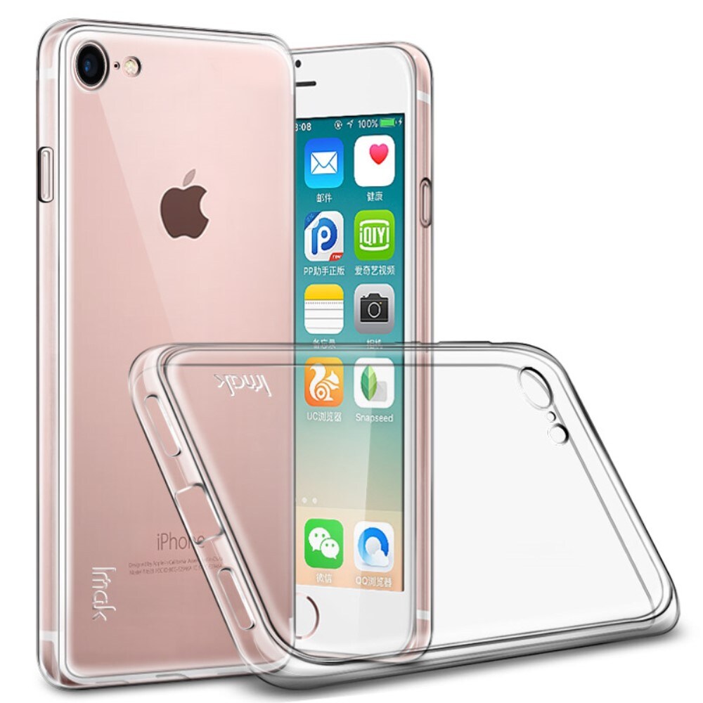 iPhone 8 Cover i TPU, Gennemsigtig