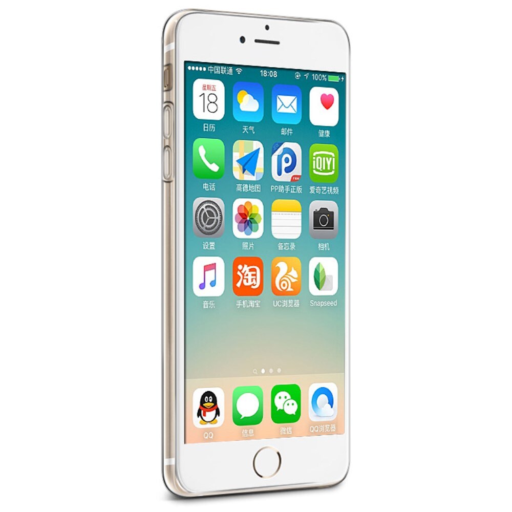 iPhone 8 Cover i TPU, Gennemsigtig