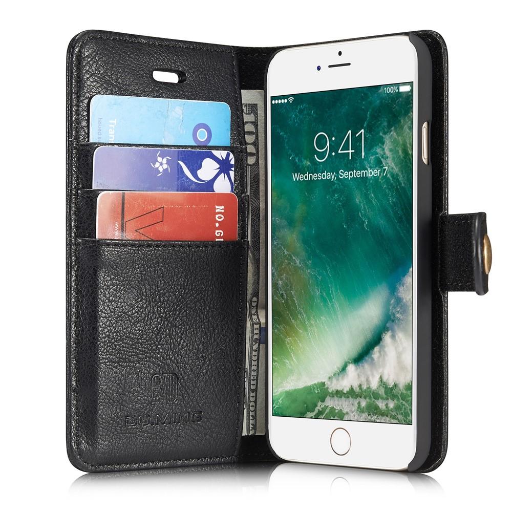 iPhone SE 2022 Pungetui med aftageligt cover, Black