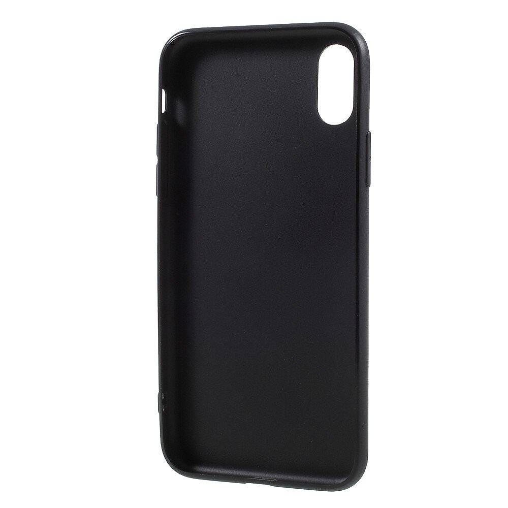iPhone X/XS Mobilcover i TPU, Sort