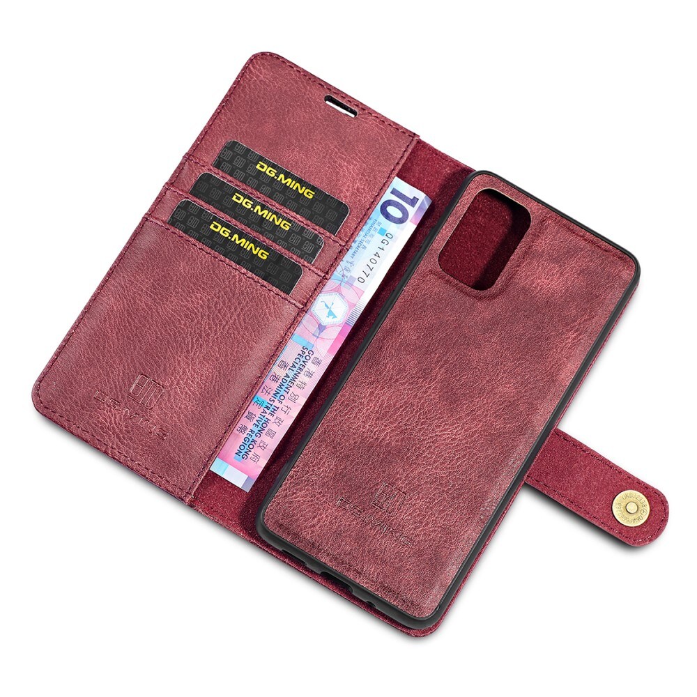 Samsung Galaxy S20 Pungetui med aftageligt cover, Red