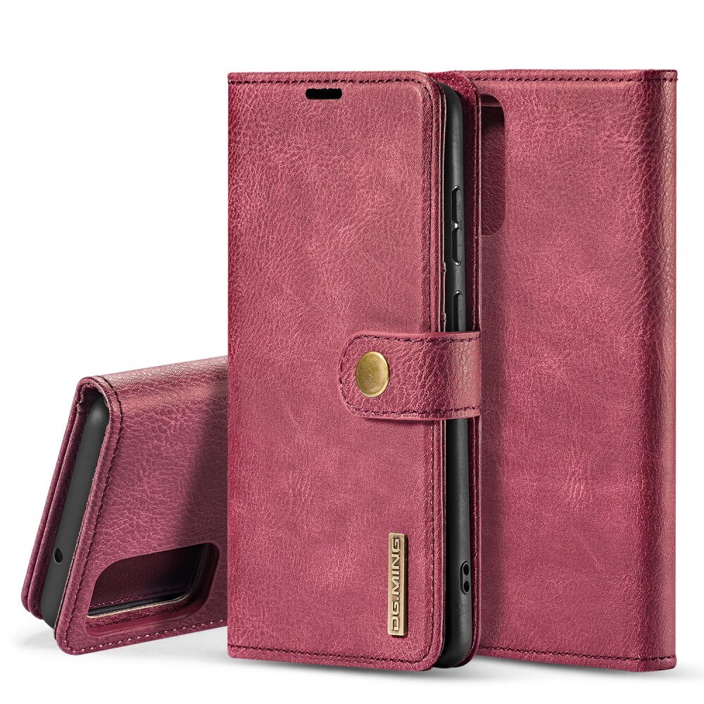Samsung Galaxy S20 Pungetui med aftageligt cover, Red