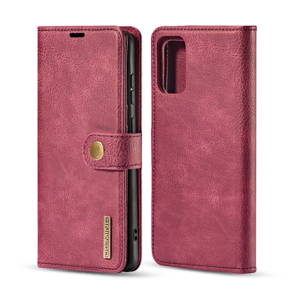 Samsung Galaxy S20 Pungetui med aftageligt cover, Red