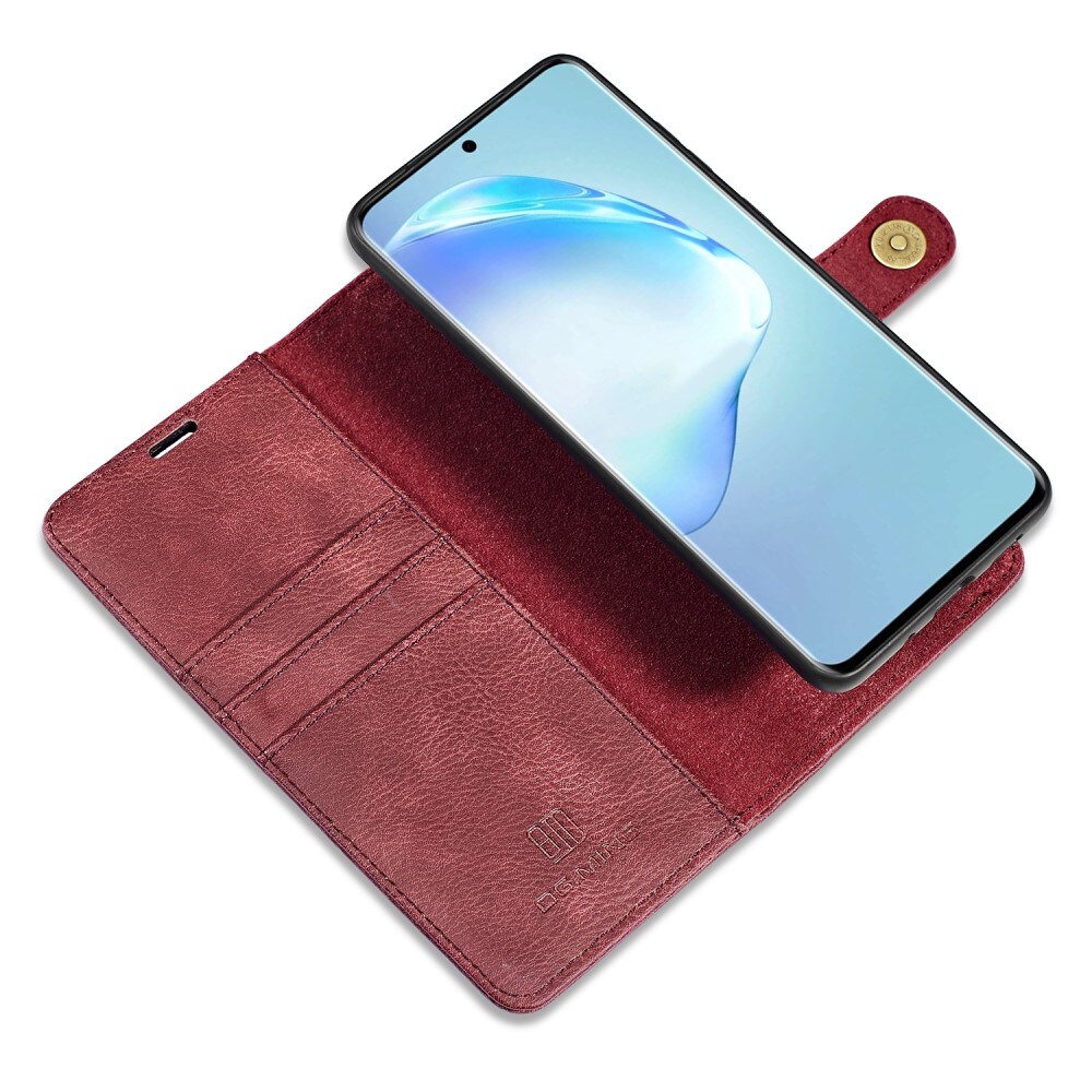 Samsung Galaxy S20 Pungetui med aftageligt cover, Red