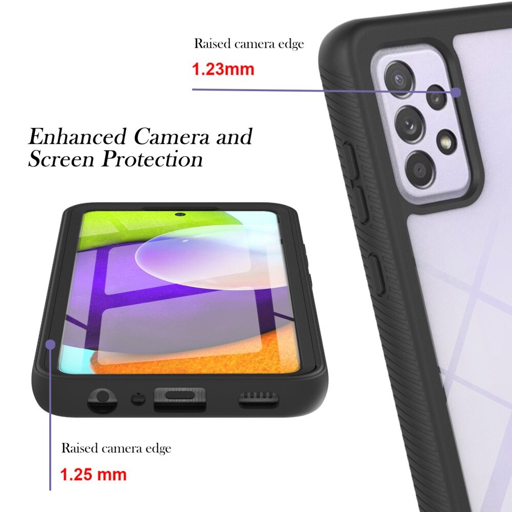 Samsung Galaxy A52 5G Mobilcover Full Protection, Sort