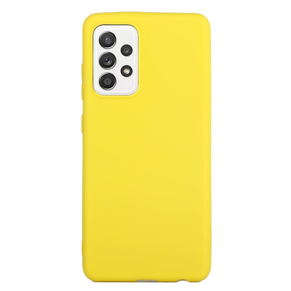 Samsung Galaxy A52 5G Mobilcover i TPU, Gul