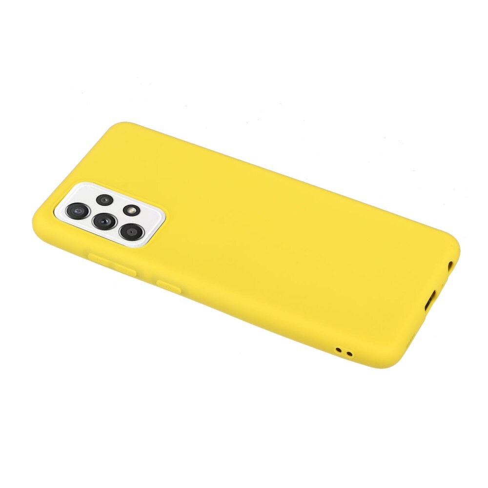 Samsung Galaxy A52 5G Mobilcover i TPU, Gul