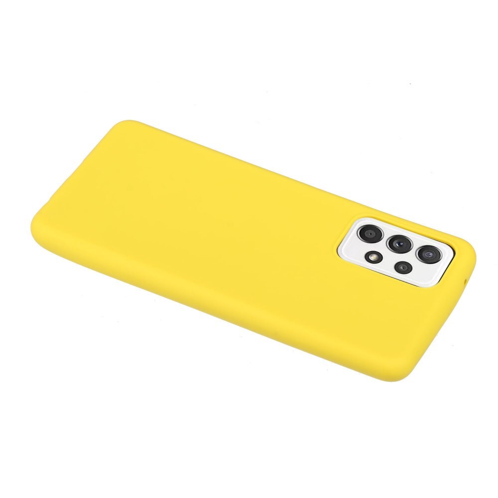Samsung Galaxy A52 5G Mobilcover i TPU, Gul