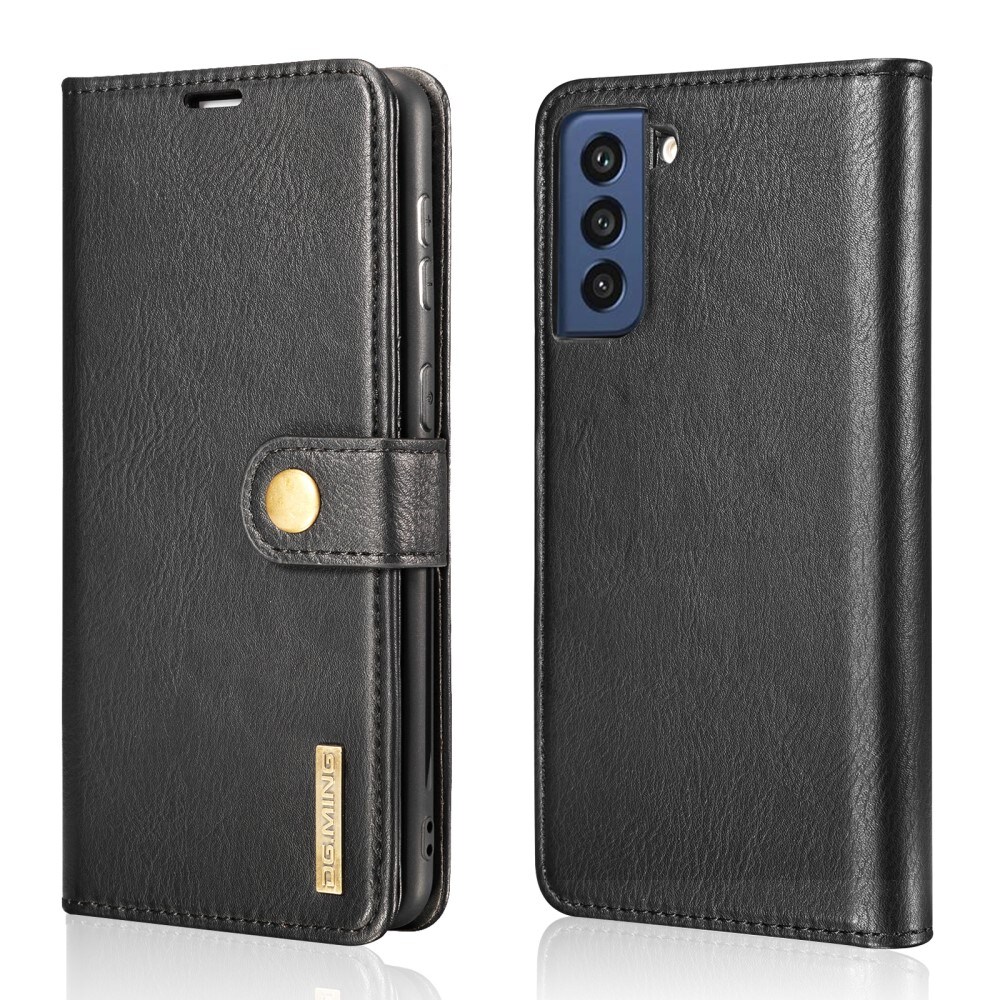 Samsung Galaxy S21 FE Pungetui med aftageligt cover, Black