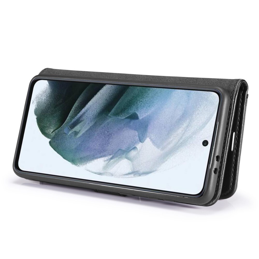 Samsung Galaxy S21 FE Pungetui med aftageligt cover, Black