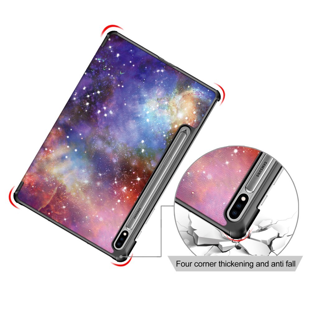Samsung Galaxy Tab S7 FE Tri-Fold etui, Rum