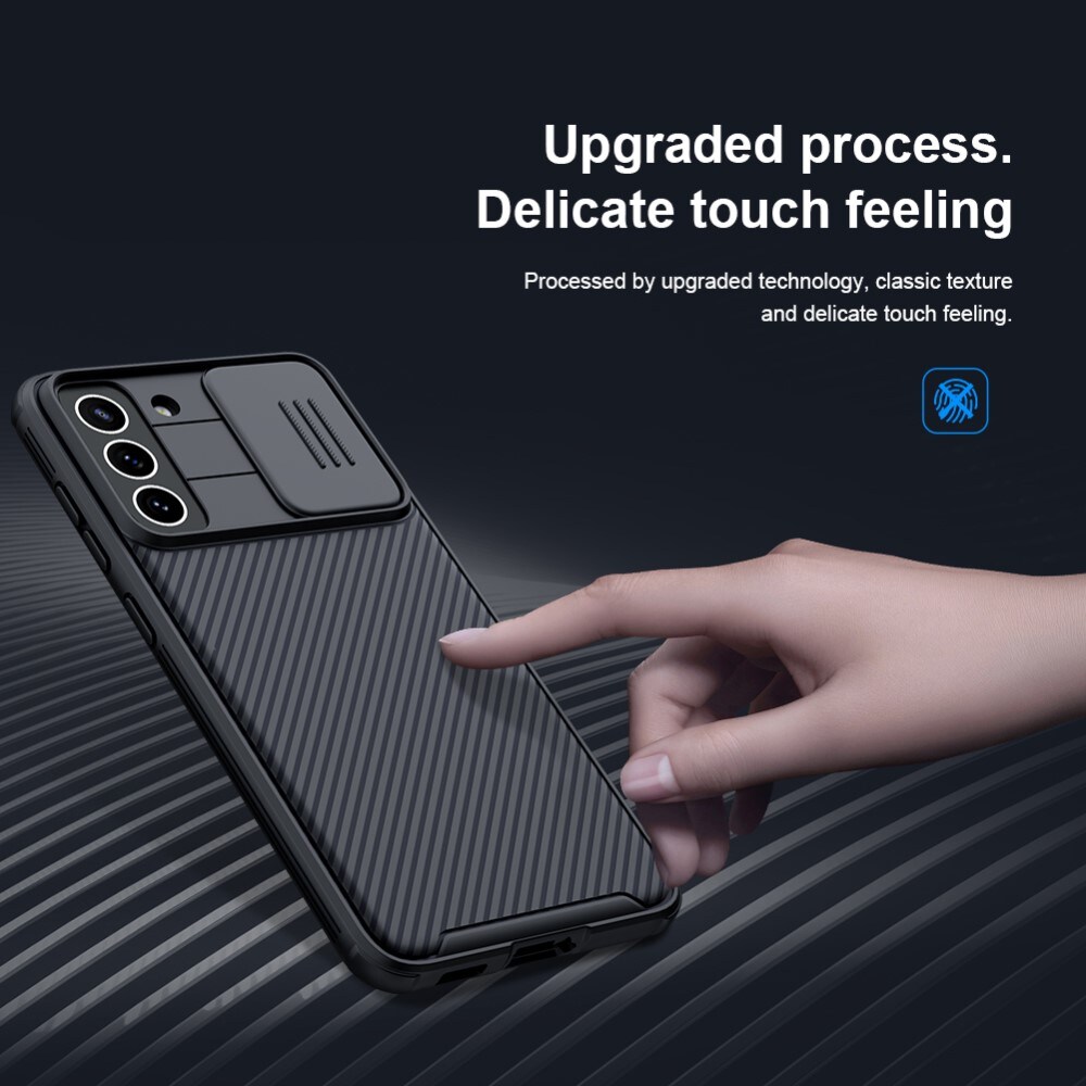 Samsung Galaxy S21 FE Cover med kamerabeskyttelse - CamShield, Sort