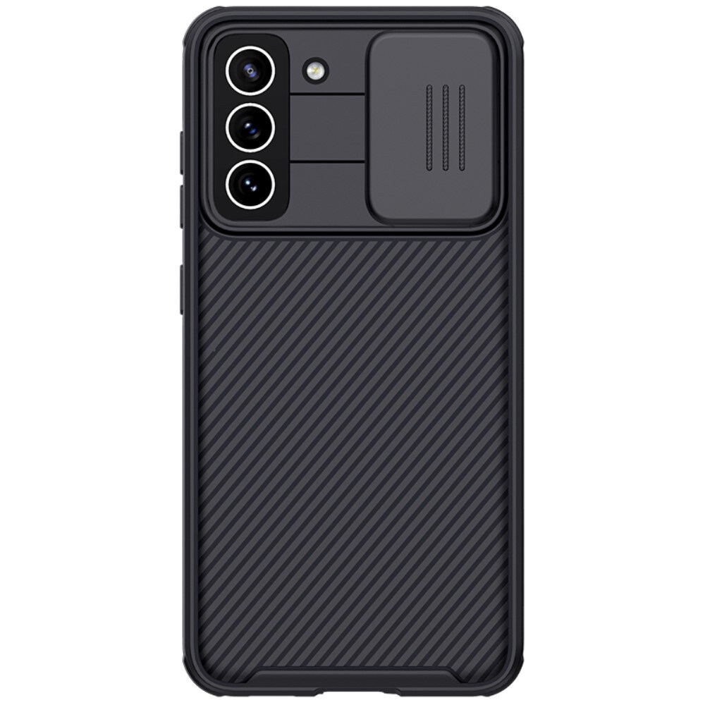 Samsung Galaxy S21 FE Cover med kamerabeskyttelse - CamShield, Sort