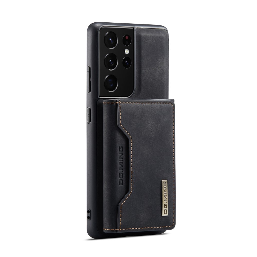Samsung Galaxy S21 Ultra Cover med aftagelig pung, Sort