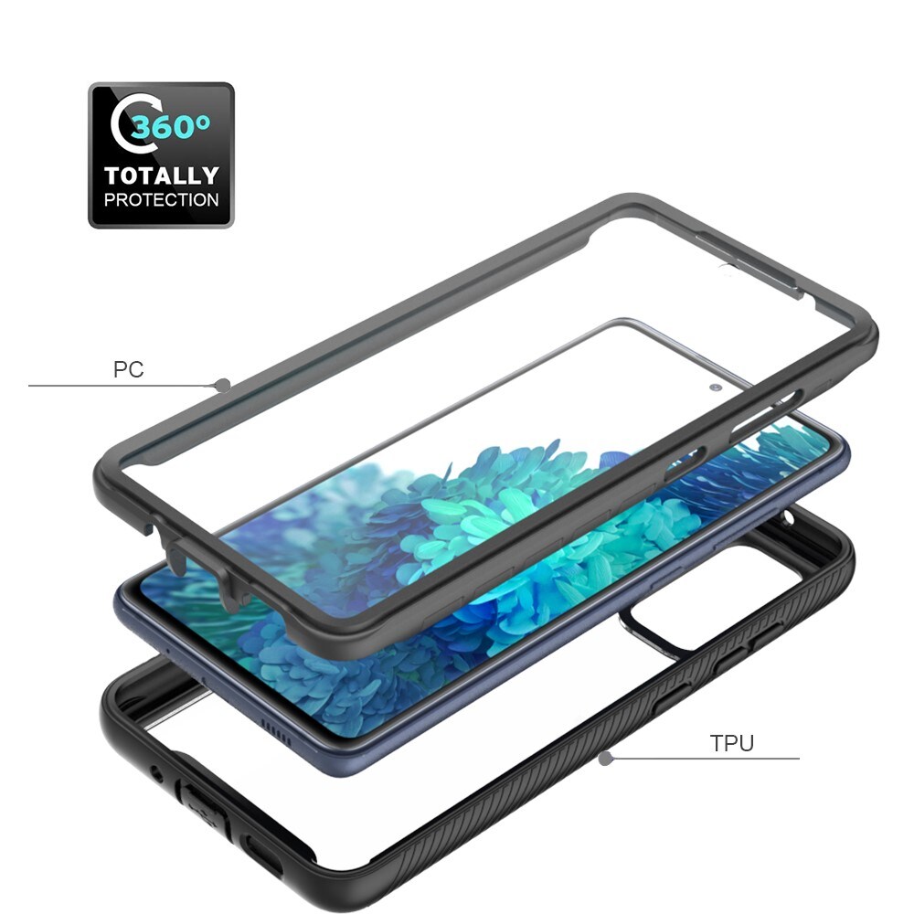 Samsung Galaxy S20 FE Mobilcover Full Protection, Sort