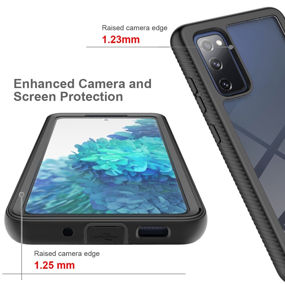 Samsung Galaxy S20 FE Mobilcover Full Protection, Sort
