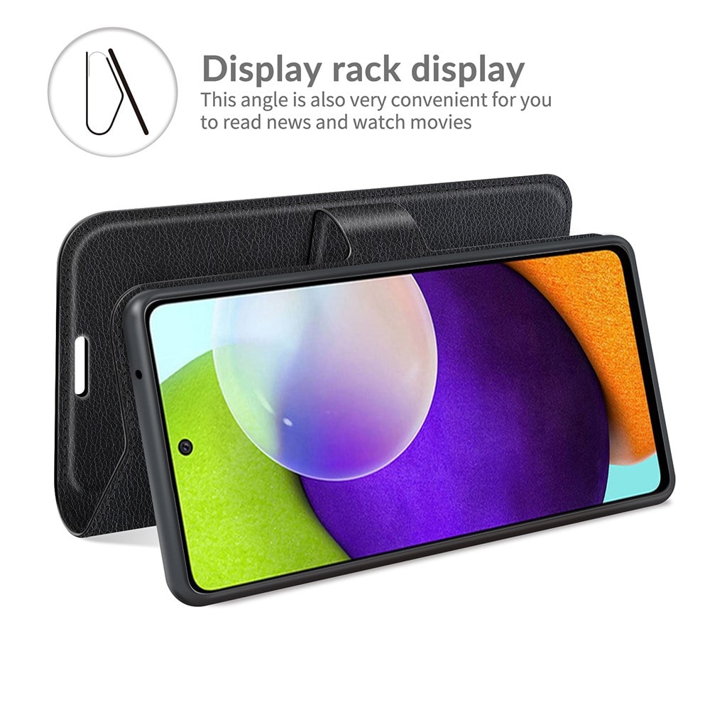 Samsung Galaxy A52 5G Enkelt mobiletui, Sort