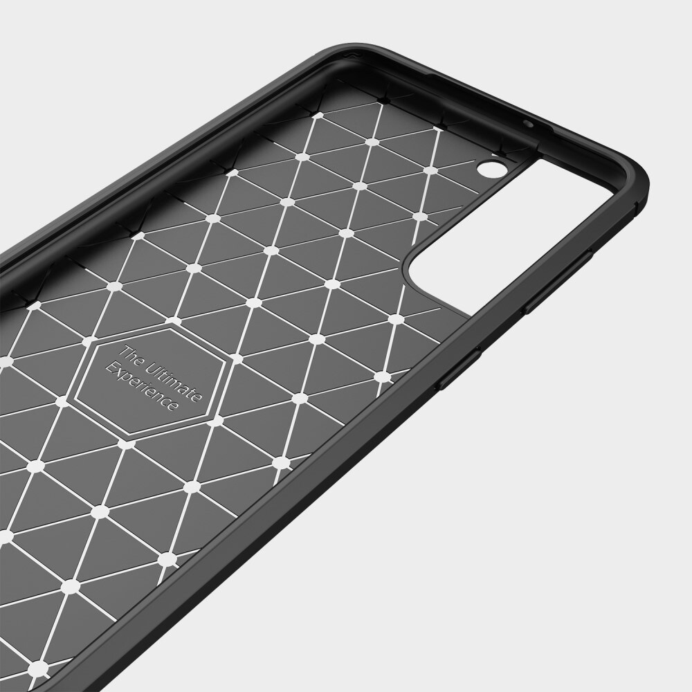 Samsung Galaxy S22 TPU-cover Brushed, Sort