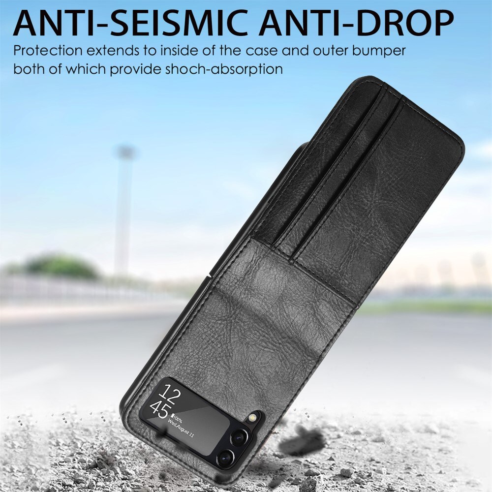 Samsung Galaxy Z Flip 3 Enkelt mobiletui, Sort