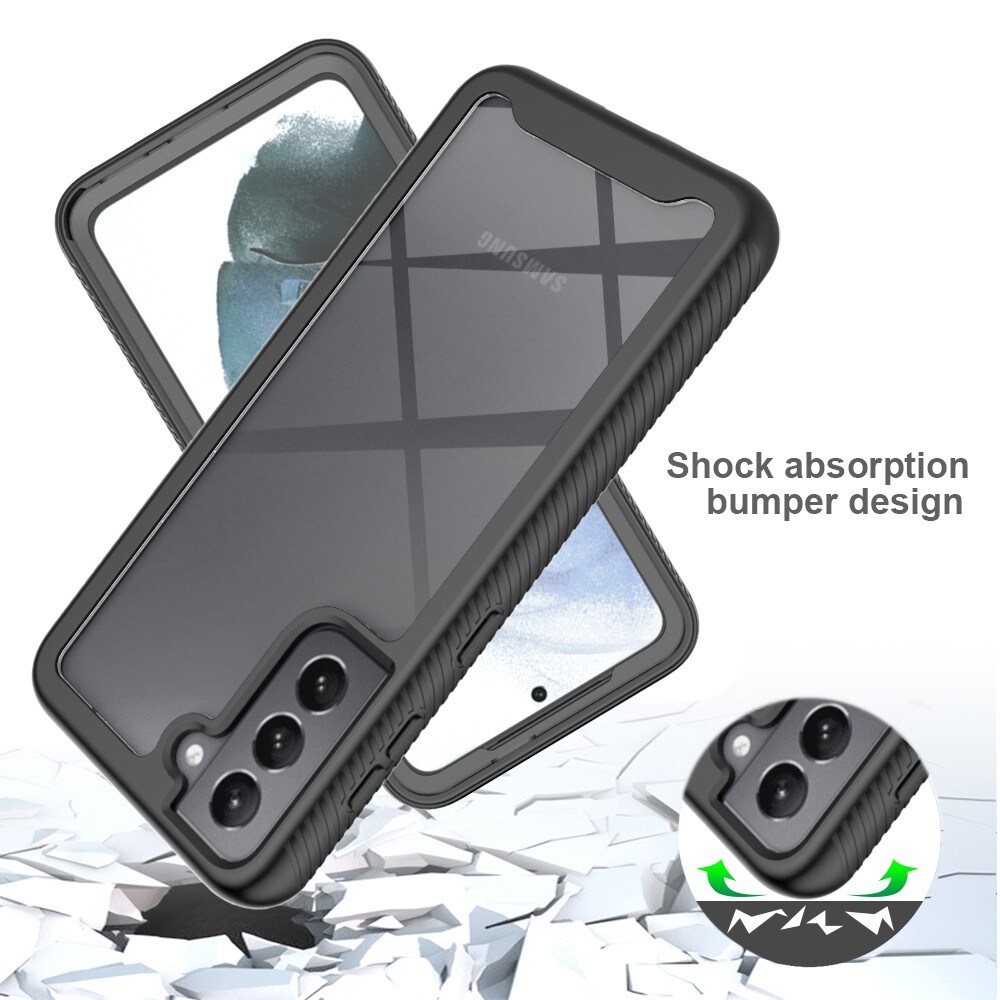 Samsung Galaxy S21 FE Mobilcover Full Protection, Sort