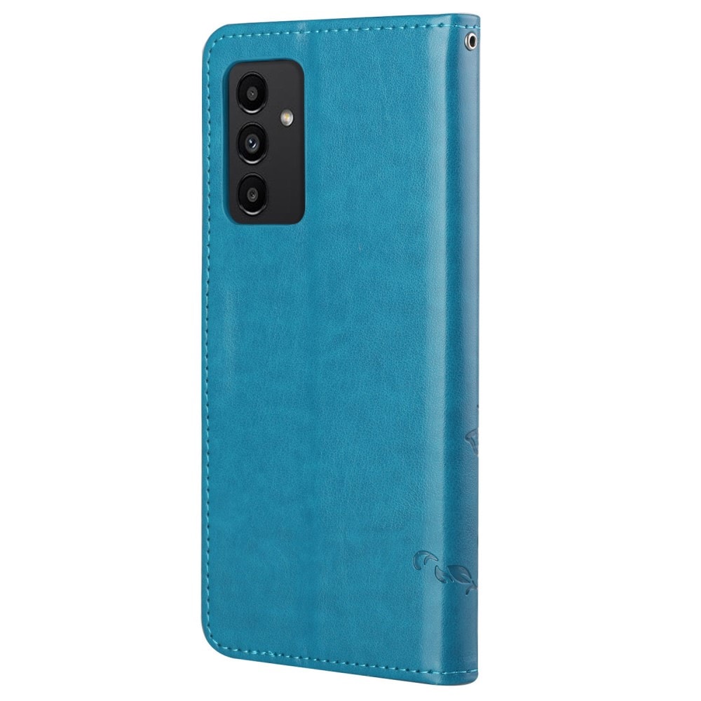 Samsung Galaxy A13 Mobiletui med sommerfugle, Blå
