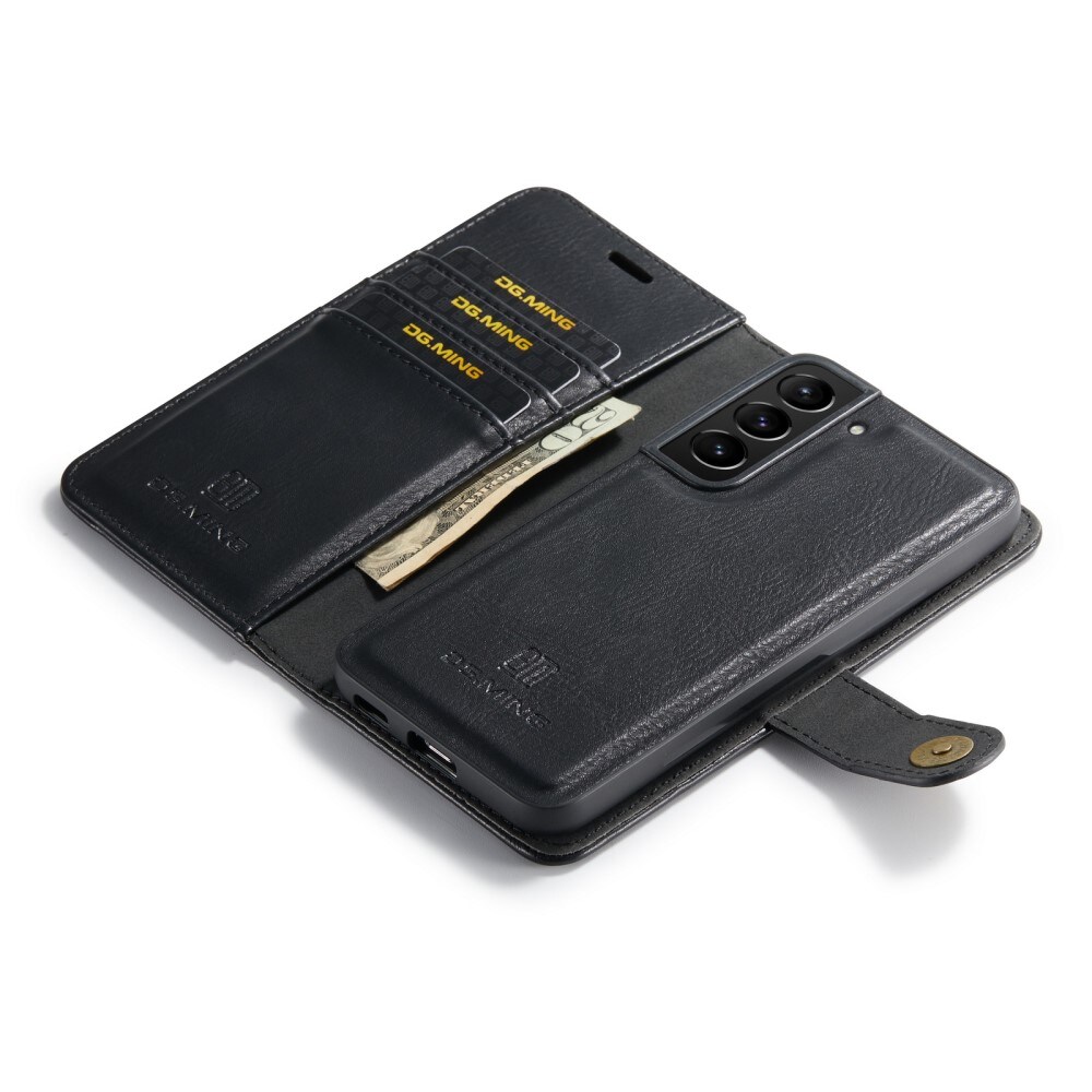 Samsung Galaxy S22 Pungetui med aftageligt cover, Black