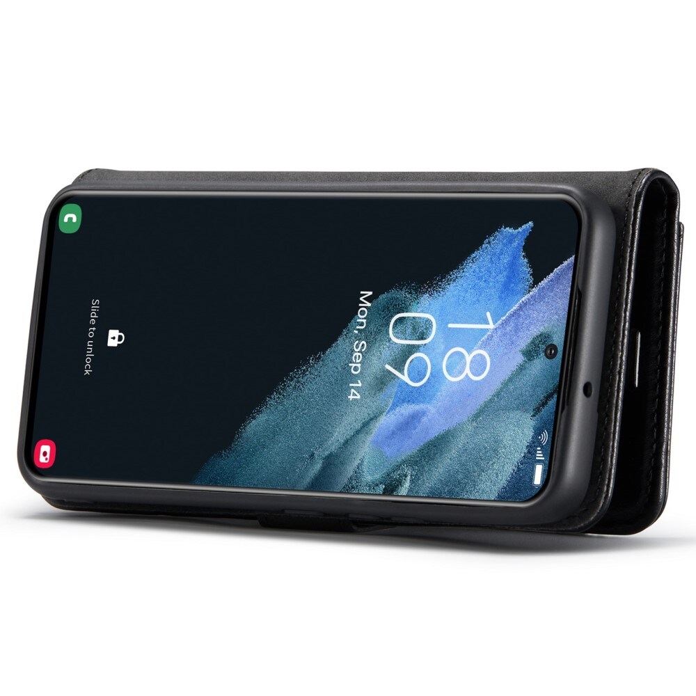 Samsung Galaxy S22 Pungetui med aftageligt cover, Black
