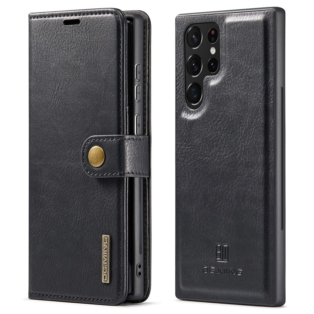Samsung Galaxy S22 Ultra Pungetui med aftageligt cover, Black