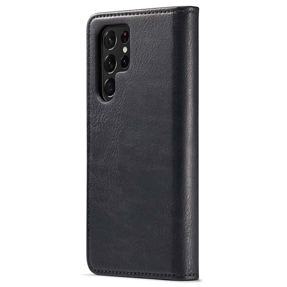 Samsung Galaxy S22 Ultra Pungetui med aftageligt cover, Black