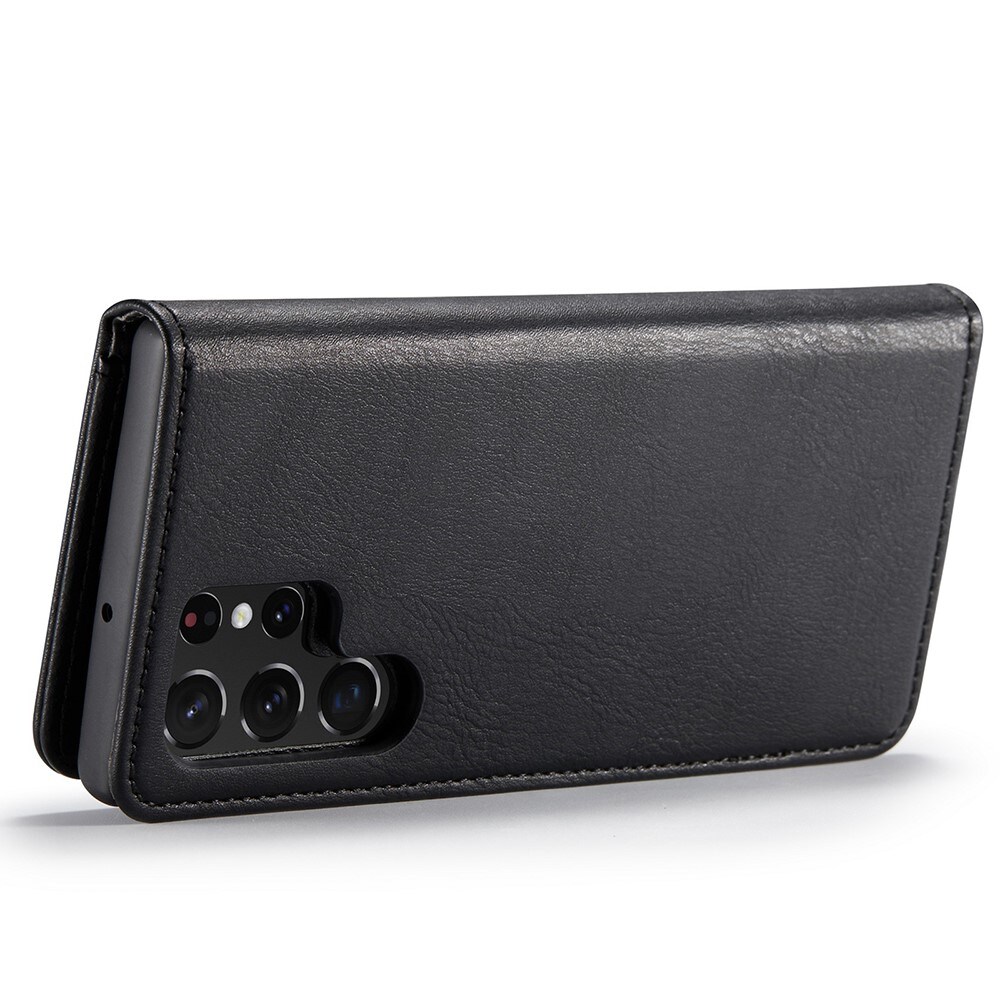 Samsung Galaxy S22 Ultra Pungetui med aftageligt cover, Black