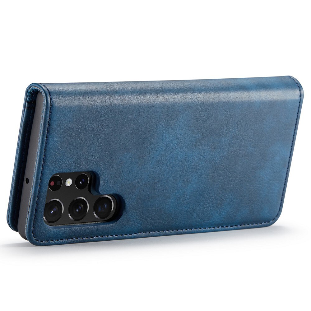 Samsung Galaxy S22 Ultra Pungetui med aftageligt cover, Blue