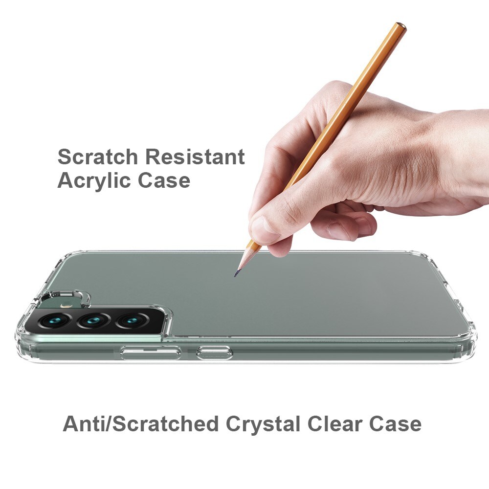 Samsung Galaxy S22 Plus Crystal Hybrid-cover, Gennemsigtig