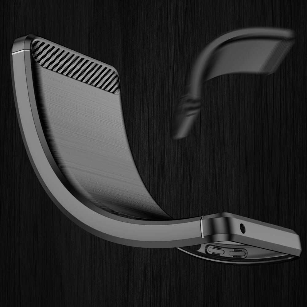 Samsung Galaxy A03 TPU-cover Brushed, Sort