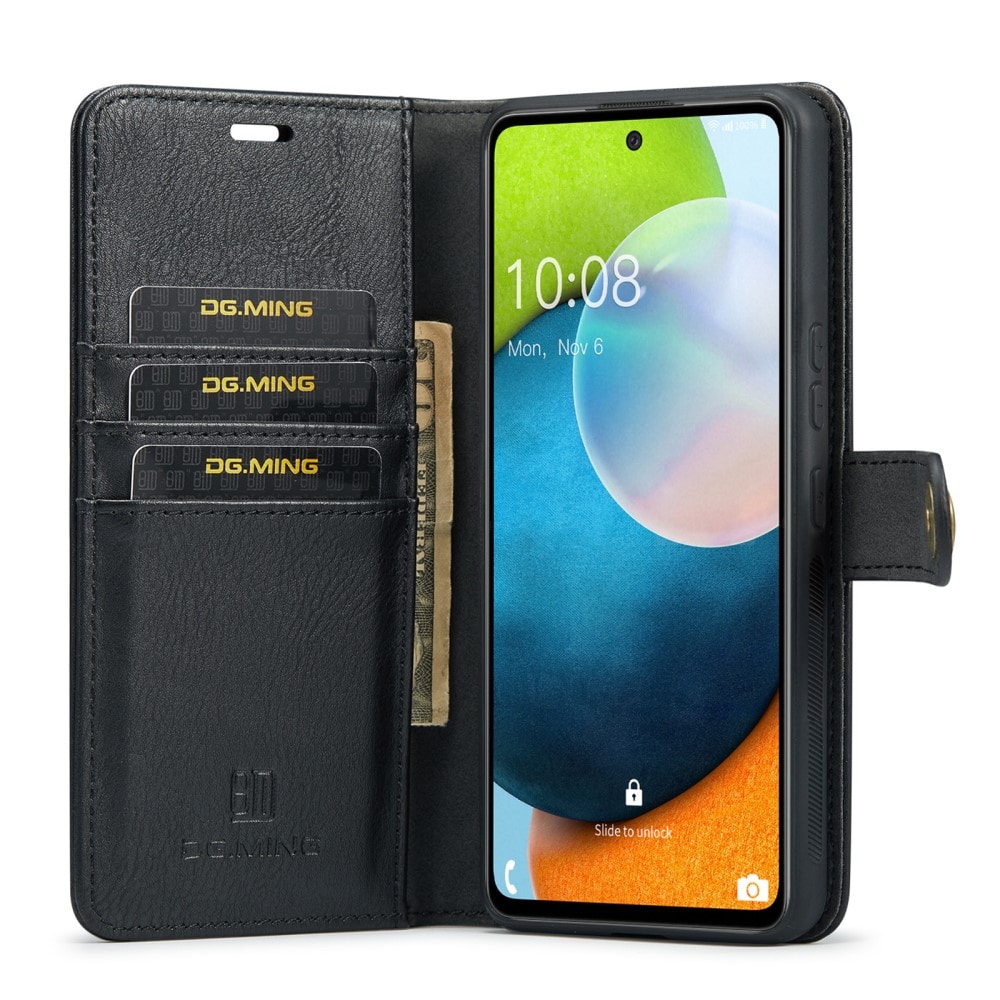 Samsung Galaxy A53 Pungetui med aftageligt cover, Black