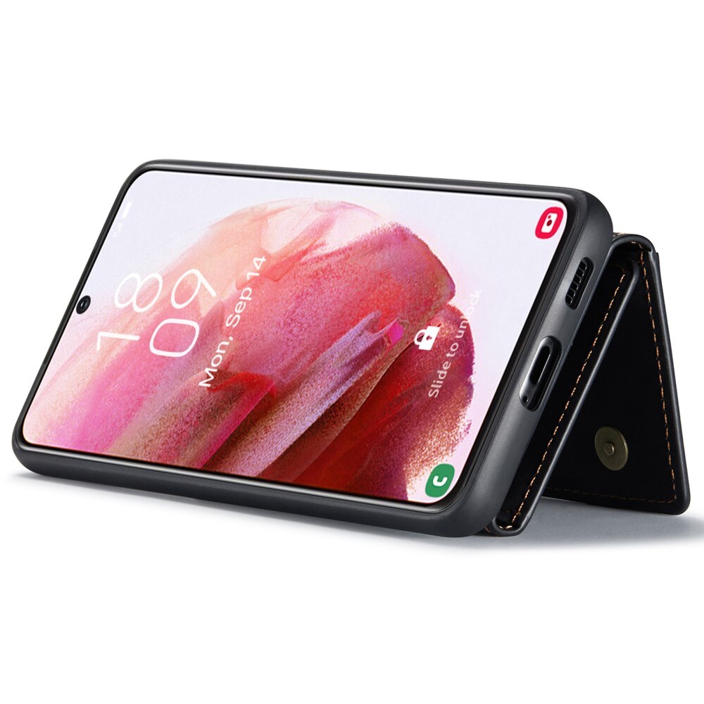 Samsung Galaxy S22 Plus Cover med aftagelig pung, Sort