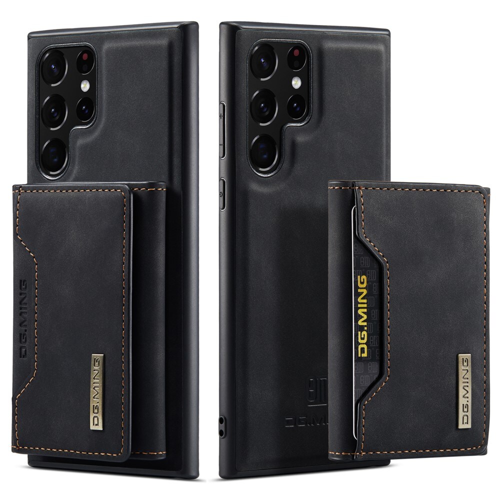Samsung Galaxy S22 Ultra Cover med aftagelig pung, Sort