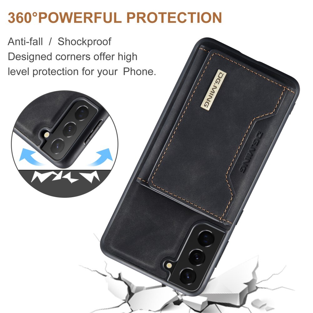 Samsung Galaxy S22 Cover med aftagelig pung, Sort