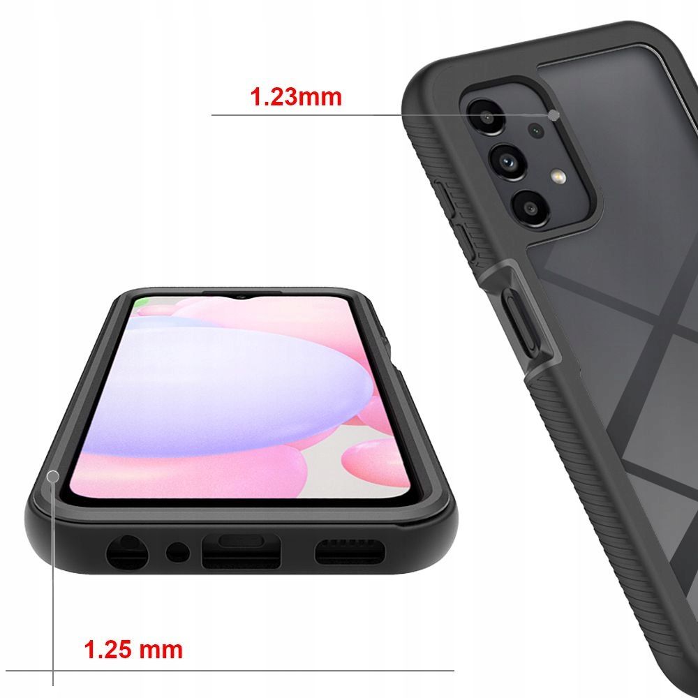 Samsung Galaxy A23 Mobilcover Full Protection, Sort