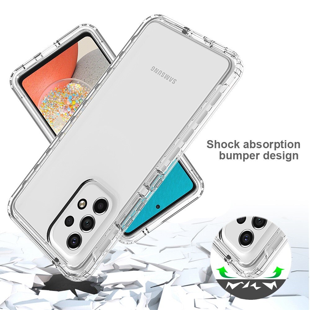 Samsung Galaxy A53 Mobilcover Full Protection, Gennemsigtig